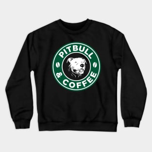 Pitbull and Coffee Crewneck Sweatshirt